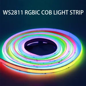 Fast Shipping 420leds M WS2811 SPI Magic Color RGBIC Flexible COB LED Strip for Smart Home Ambient Lighting