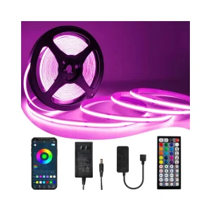 Feican Cob Led Strip Kit Dc 24V Rgb Color Sync Music Controller Led Strip Kit