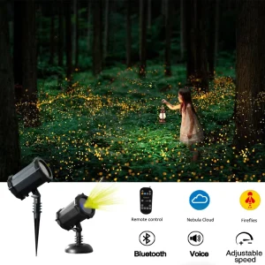 Firefly Garden Lights Laser Star Projector Christmas IP65 Outdoor & Indoor Decorative Lighting