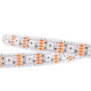 Flexible 16.4 Ft 5m RGB Color Changing GS8208 Ic 60leds Smart Led Strip Light for TV PC Home Outdoor Decoration