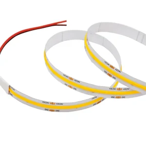 Flexible COB LED Strip Light, 5m/roll, CRI90, 12V/24V, 504 LEDs/m, Dotless, Smart, for Indoor Lighting
