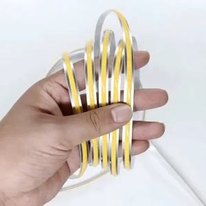 Flexible Cuttable COB 400 LED Strip Light 8mm IP68 Remote Control Custom Length for Cabinet and Home Lighting
