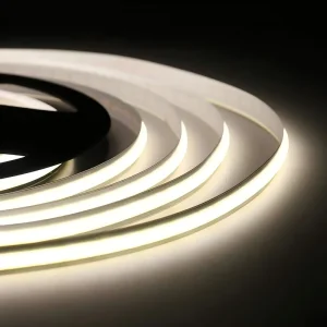 Flexible Cuttable COB 400 LED Strip Light IP68 8mm Cold White with Remote Control and Custom Length
