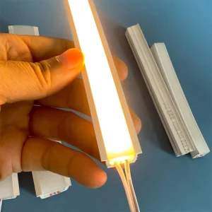 Flexible LED Neon Flex 12x10mm Free-Cut Silicone Strip Light High Density 130 LED/m for Cabinet Display Lighting
