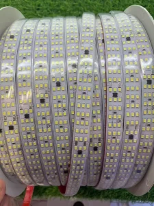 Flexible LED Strip Light 220V Waterproof IP65 SMD2835 LED 360LEDs M Daylight Alert 6000K Color Temperature White Strip