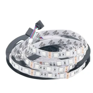 Flexible LED Strip Light 5050 RGB Indoor IP20 SMD DC12V 60Leds m for TV Backlight Lamp and Garden LED Ribbon Tape