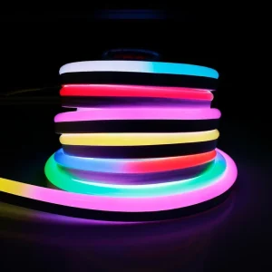 Flexible PVC LED Neon Strip SMD2835 DC24V IP65 Waterproof Dimmable Decoration Landscape Outdoor Indoor 12W/m