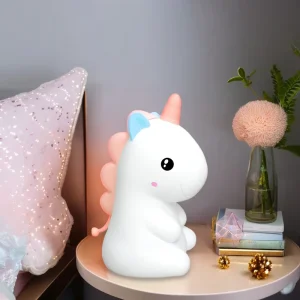 Flexible Rechargeable Touch-Control Silicone Animal-Shaped Color-Changing LED Night Light Mini Size