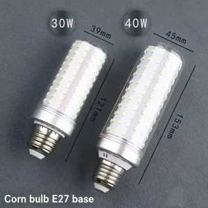 Flicker-Free Aluminum LED Bulb for Residential Wall Pendant Lights AC165-265V 30W/40W Equivalent