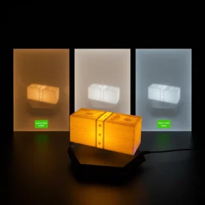 Floating Money LED Night Light 360 Degree Rotating Dollar Lamp ABS Material Dimmable Battery Included Levitating Room Decor