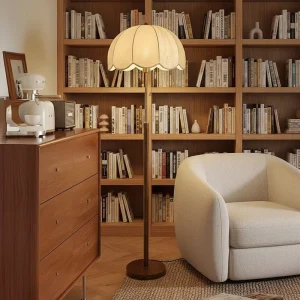 Floor Lamp Nordic Retro Vintage Living Room Sofa Decoration Atmosphere Lamp Minimalist Eye Protection Bedroom Bedside Lamp