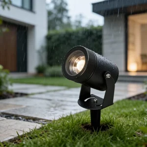 Focus Adjust Modern Design Outdoor Lawn Pathway Garden Dimming Spotlight Waterproof IP65 Landscape Spot Light Spike LED Light