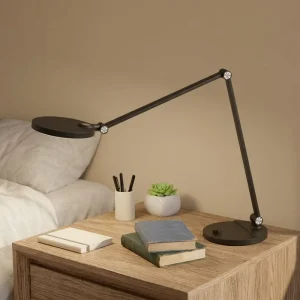 Foldable Eye-caring Contemporary Simple Adjustable Dimmable High CRI 80 Reading Room Study Offices AC LED Desk Lamp ABS Flexible