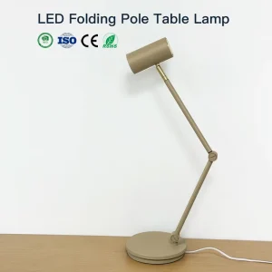 Foldable Long Arm Reading Light Adjustable Desk Lamp for Students Professionals Study & Office