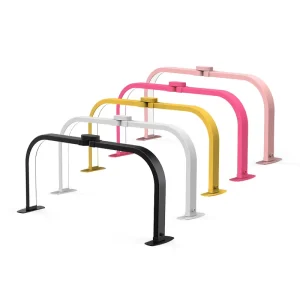 Foldable U Shaped Nail Desk Light with Phone Holder Macaron Color LED Lamp for Manicure Table Salon Nail Tech Lighting Equipment