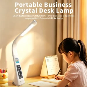 Folding Rechargeable Modern Simple Desk Lamp Three Color Temperature Adjustment Touch Control Battery Eye Protection LED Night
