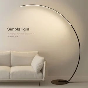 For Cross border Floor Lamp Led Designer Art Model Garden Creative Arc Minimalist Ins Fishing Lamp