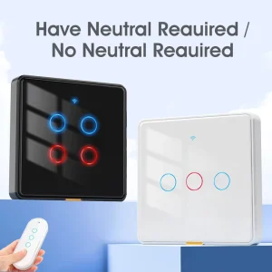 For European Style 10A NFC WiFi IP41 Rated 110 250V Wall Alexa Google Home Light Dimmer Smart Touch Switch