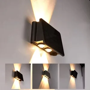 For Home Courtyard Surfaced Wall Mounted Waterproof LED Solar Wall Lamp Solar Wall Light Solar Lights Outdoor
