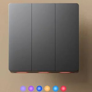 For Tuya Zigbee Smart Light Switch Push Button Wall Switch 1 2 3 4 Gang Works Alexa Google Home Max 240v 16a Glass Smart Life