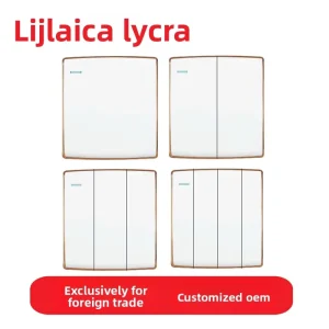 Foreign Trade Export UK Standard Touch Wall Switches and Sockets Best Selling Flame Retardant Pressure Resistant