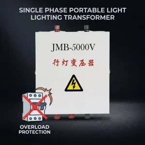 Foundation Drilling JMB Portable Lighting Transformer 36V/24V/12V Output Single-Phase Step-Down Transformer with Metal Shell