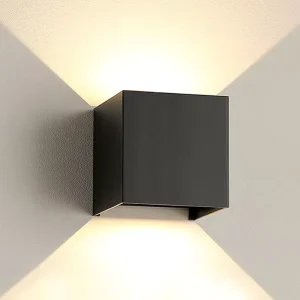 Four Leaf Adjustable Waterproof Square Wall Lamp 12W Background Modeling LED Wall Lamp for Indoor Outdoor