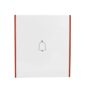 Frameless Big Button 1 Gang Curtain Switch Single Pole 10A European Standard PC Wall Switch