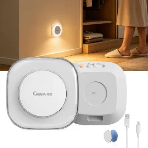 Frameless LED Night Light USB Rechargeable Motion Sensor Lamp for Kitchen Cabinets and Stairs