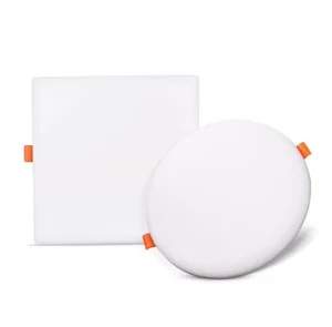 Frameless LED Panel Light Recessed Ceiling Downlight Square Round 9W 18W 24W 36W for Shop Bedroom Kitchen Market