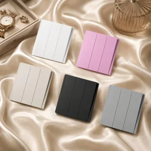 Frameless Large-Panel Multi-Color European Standard Wall Switch with Fast-Connect Wire TUV Certified
