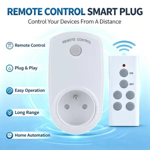 France Standard Plug Remote Control Wireless Wall Outlet Applicable All Kinds of Electrical Appliances Power Switch Socket