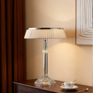 French Luxury Modern Reading Table Lamp Living Room Light Home Decoration Crystal Table Lamp