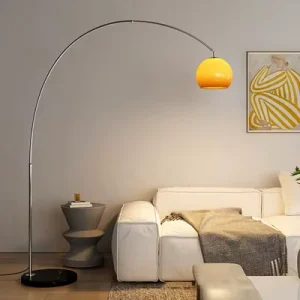 French Medieval Fishing Floor Lamp Retro Glass Bauhaus Moonlight Lighting