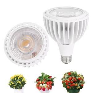 Full Spectrum 3000K 4000K COB Aluminum Indoor Plants Par30 20W 30W Led Plant Grow Light Bulb E26 E27