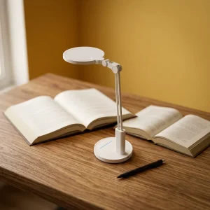 Full Spectrum Desk Lamp with High Brightness LED Adjustable Flexible Design for Reading and Office Use
