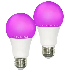 Full Spectrum LED Grow Light Bulb with Red & White Lights for Indoor Bloom & Plant Growth CRI 90 30000 Hours Lifespan