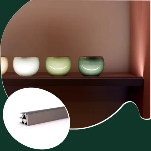 Furniture LED Light for Open Shelves Display Cabinets and Wine Cabinets with Upward Shade 12V DC YB1002-24