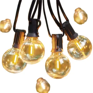 G40 Ferry String Lights 25FT 50FT 100FT for Outdoor Wedding Party Patio Garden Decor Christmas Light Use