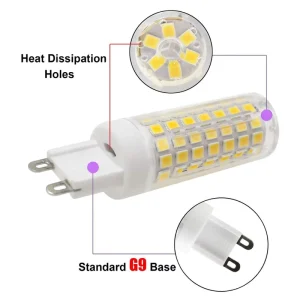 G9 LED Bulbs Non Dimmable 110 130V 5W Warm White 3000K SMD Energy Saving Light Bulb G9 Led Bulb