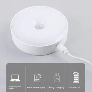 GL 3C GUANGLI Three color Sensor Belt Switch Rechargeable Intelligent Human Body Led Night Light