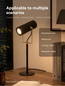 GU10 Max 15W Bedside Night Reading Light Led Dimmable Table Desk Lamp for Home Office