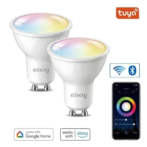 GU10 RGBCW 4.5W 385lm WiFi Dimmable LED Smart Bulb