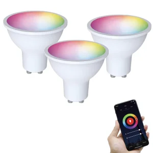 GU10 Smart LED Light Bulb WLAN Compatible with Voice Assistant