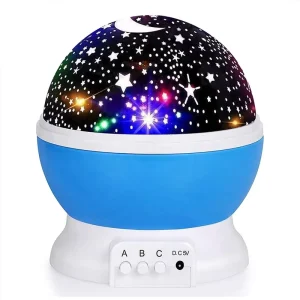 Galaxy Projector Starry Sky Rotating LED Night Light Children Bedroom Star Moon Lamp for Kids Gift