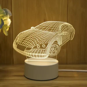 Galaxy Unicorn Custom Motion Sensor Wood LED Duck Cat Projector Night Light Modern Rechargeable Table Lamps for Hotel Home