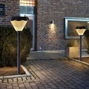 Garden Column Lamps Wide Luminous Angle Low Power Consumption 20w LED Waterproof IP65 Solar Garden Lights