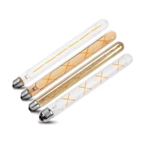 Glass Body Long Size Vintage AC120V AC230V Deep Dimmable 300mm 185mm 125mm T30 Led Filament Bulb