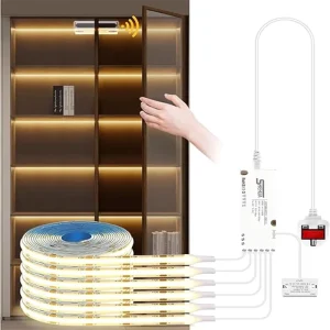 Glass Display Cabinet COB LED Strip Light 10m 24V 6063 Aluminum Profile