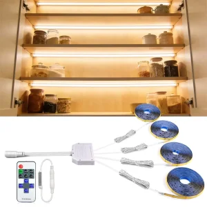 Glass Door Wine Cabinet COB LED Light Strip 48V Profile Light for Acoustic Wall Panels